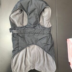 Black and Gray Dog Jacket